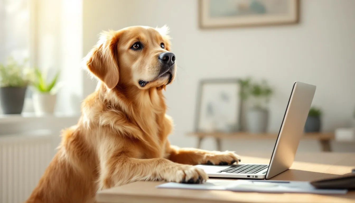 Dog in a Blog