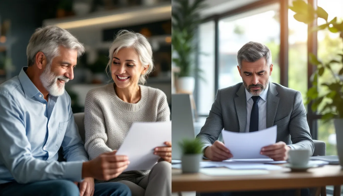 Contrast between retirement annuity benefits and limitations shown through two advisory scenarios