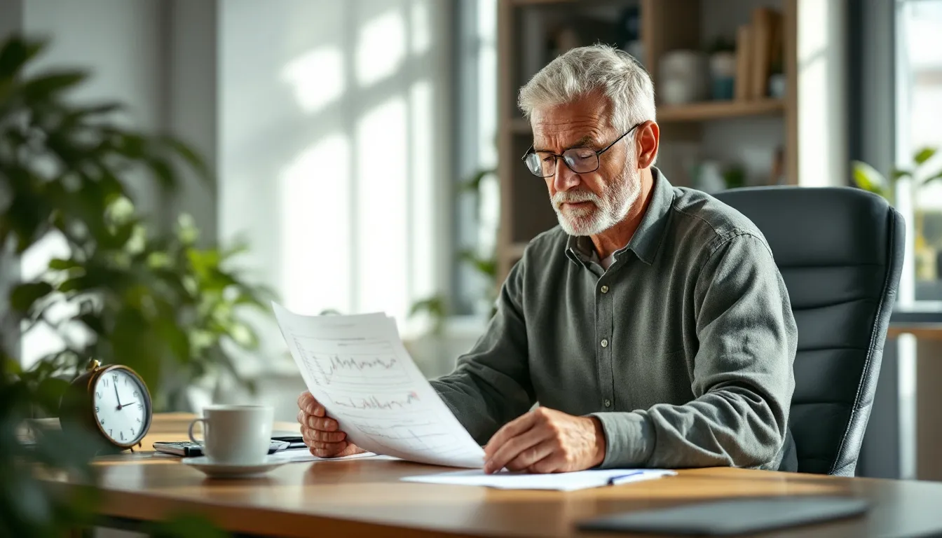 South African investor reviewing stock market trading hours and time zone schedules at a home office desk