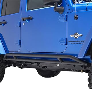 EAG Rock Sliders Fit for 07-18 Wrangler JK 4 Door Rocker Guard Body Armor