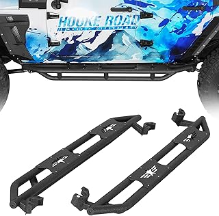 Hooke Road JK Running Boards 4 Door Rock Sliders for Jeep Wrangler JK Unlimited