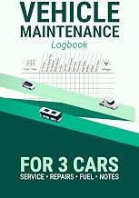 Vehicle Maintenance Logbook Service Repair Record Book